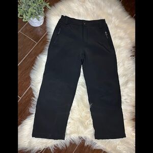 Magellan outdoors black all weather pants sz med (10/12)